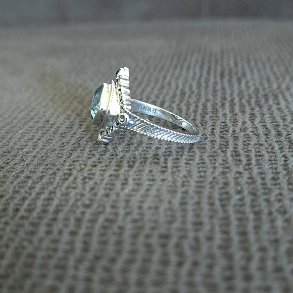 Shivam Blue🩵 Topaz Rhombus Ring💍 - NWT - Picture 7 of 16